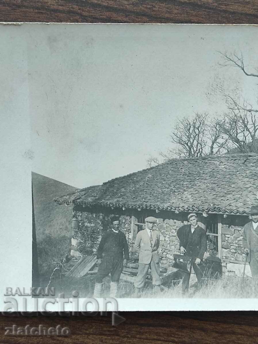 Auction  Old photo Kingdom of Bulgaria - monastic heights. the church