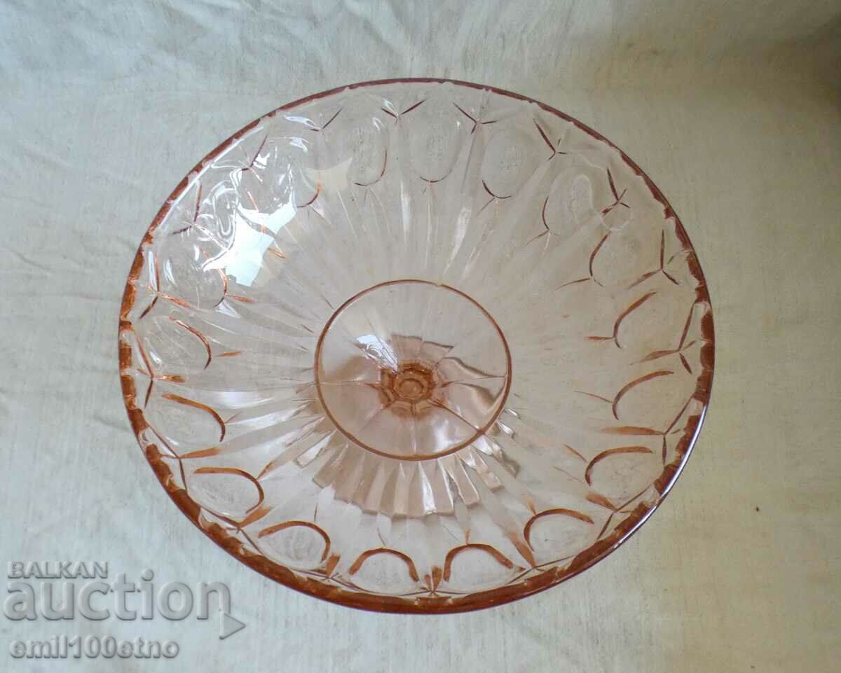 Licitație Fructei vechi din sticlă colorată frumos Licitație Fructei vechi din sticlă colorată frumos