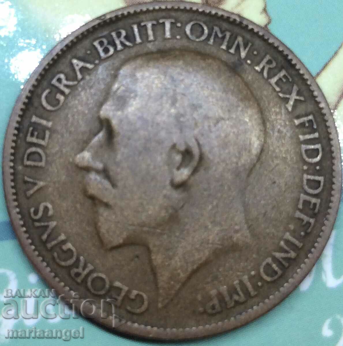 Μεγάλη Βρετανία 1/2 Penny 1912 Edward VII Χάλκινο