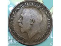 Great Britain 1/2 Penny 1912 Edward VII Bronze