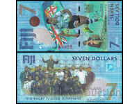 ❤️ ⭐ Fiji 2016 7 USD Aniversare UNC Nou ⭐ ❤️