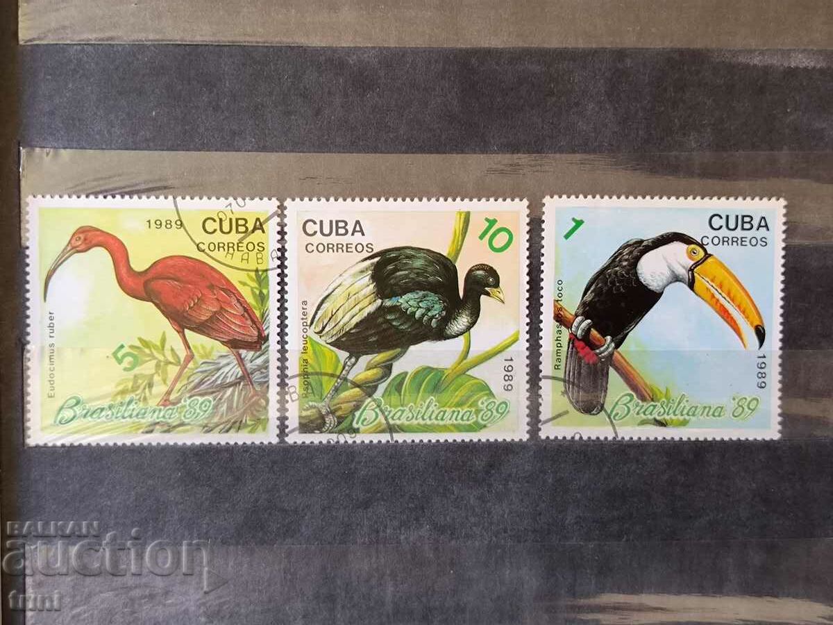 Куба Фауна птици Бразилиана 1989 г.