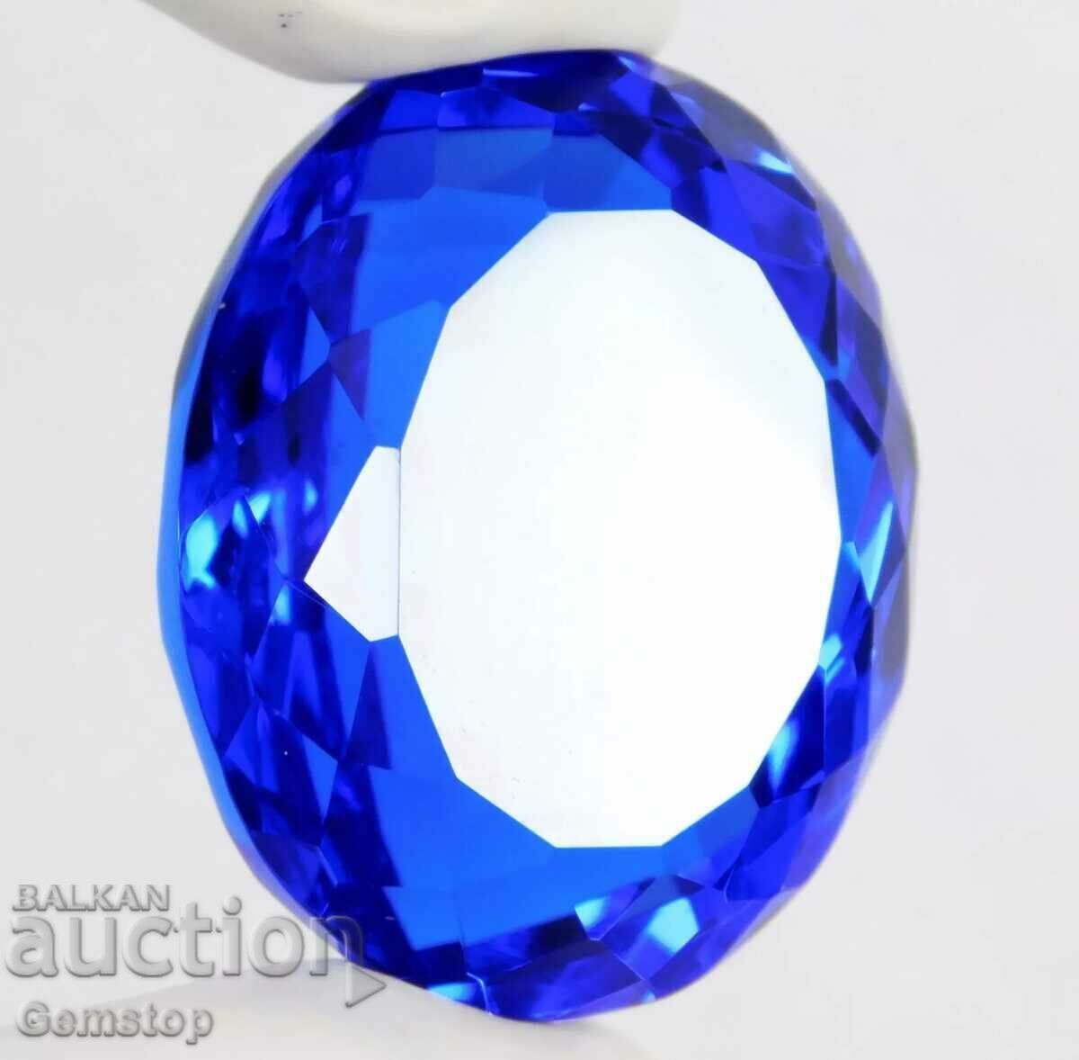 BZC! 100.00 ct natural tanzanite oval cert.OMGTL from 1st!
