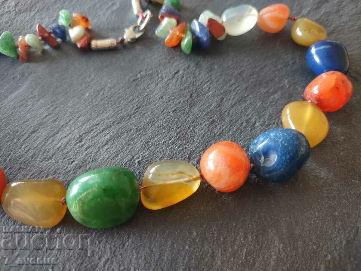 NECKLACE of natural stones, uniquely beautiful 06/19/24 with price 199.00 BGN | € 101.75 NECKLACE of natural stones, uniquely beautiful 06/19/24 with price 199.00 BGN | € 101.75