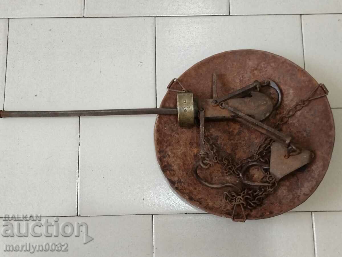 Auction  Kantar D. Kantarjiev palanza scale weight from 1925