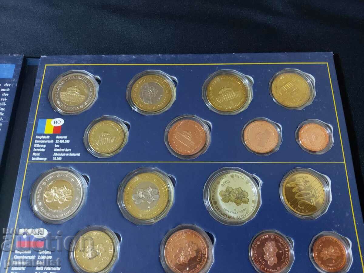 Set of 7 trial euro series 2003 year III - 7 Set of 7 trial euro series 2003 year III - 7