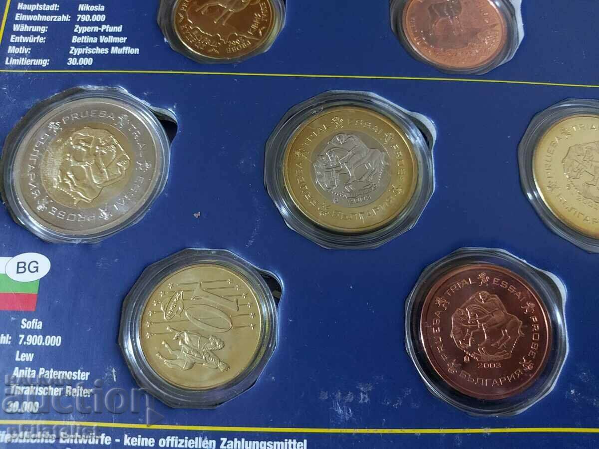 Delivery of Set of 7 trial euro series 2003 year III
