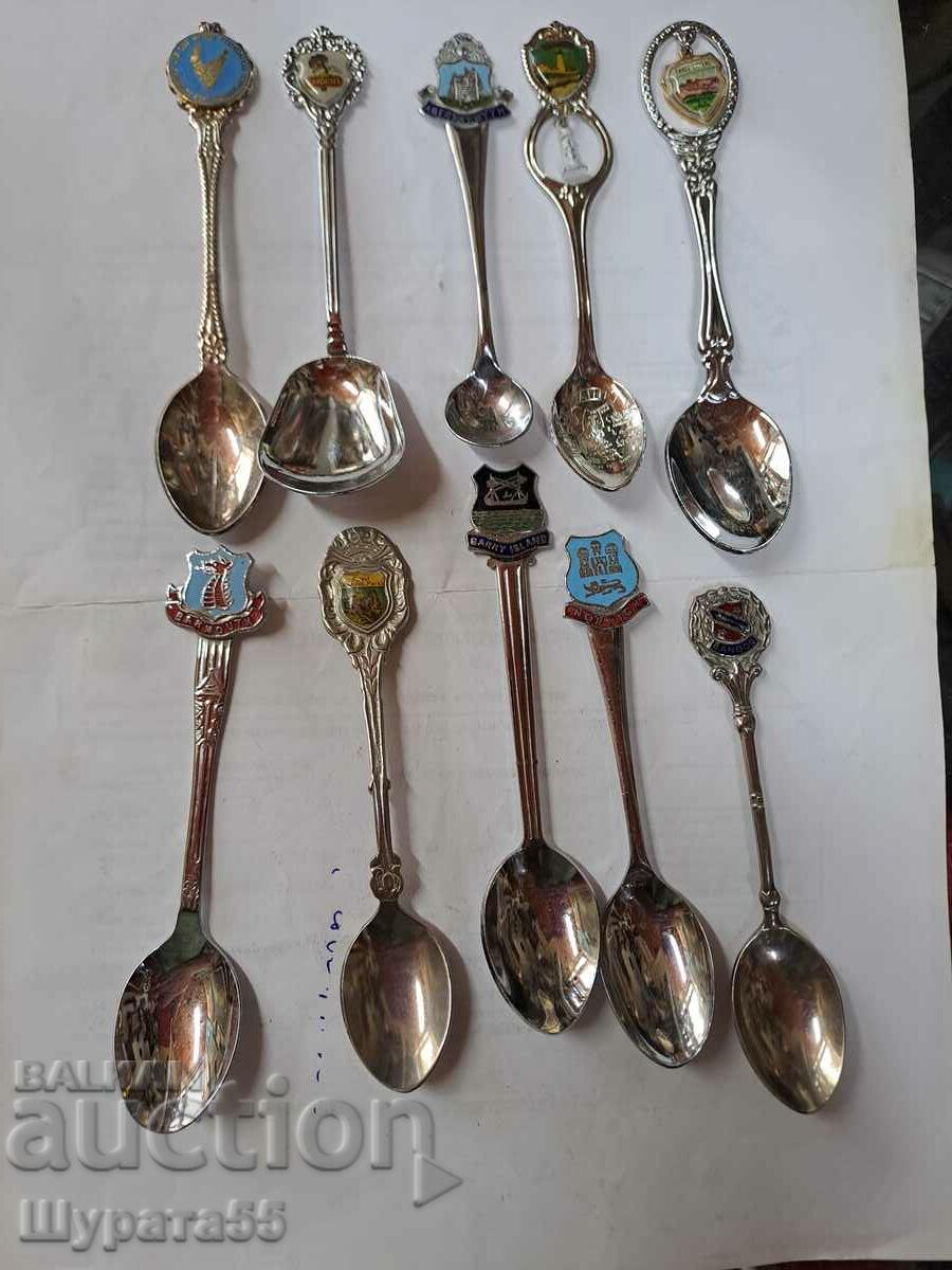 Old spoons. 10 pcs.