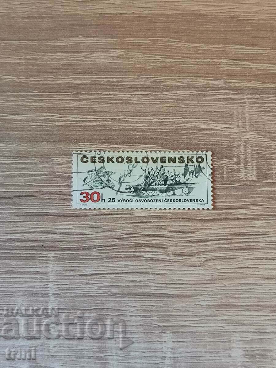 Чехословакия 25 г. от освобождението 1970 г.