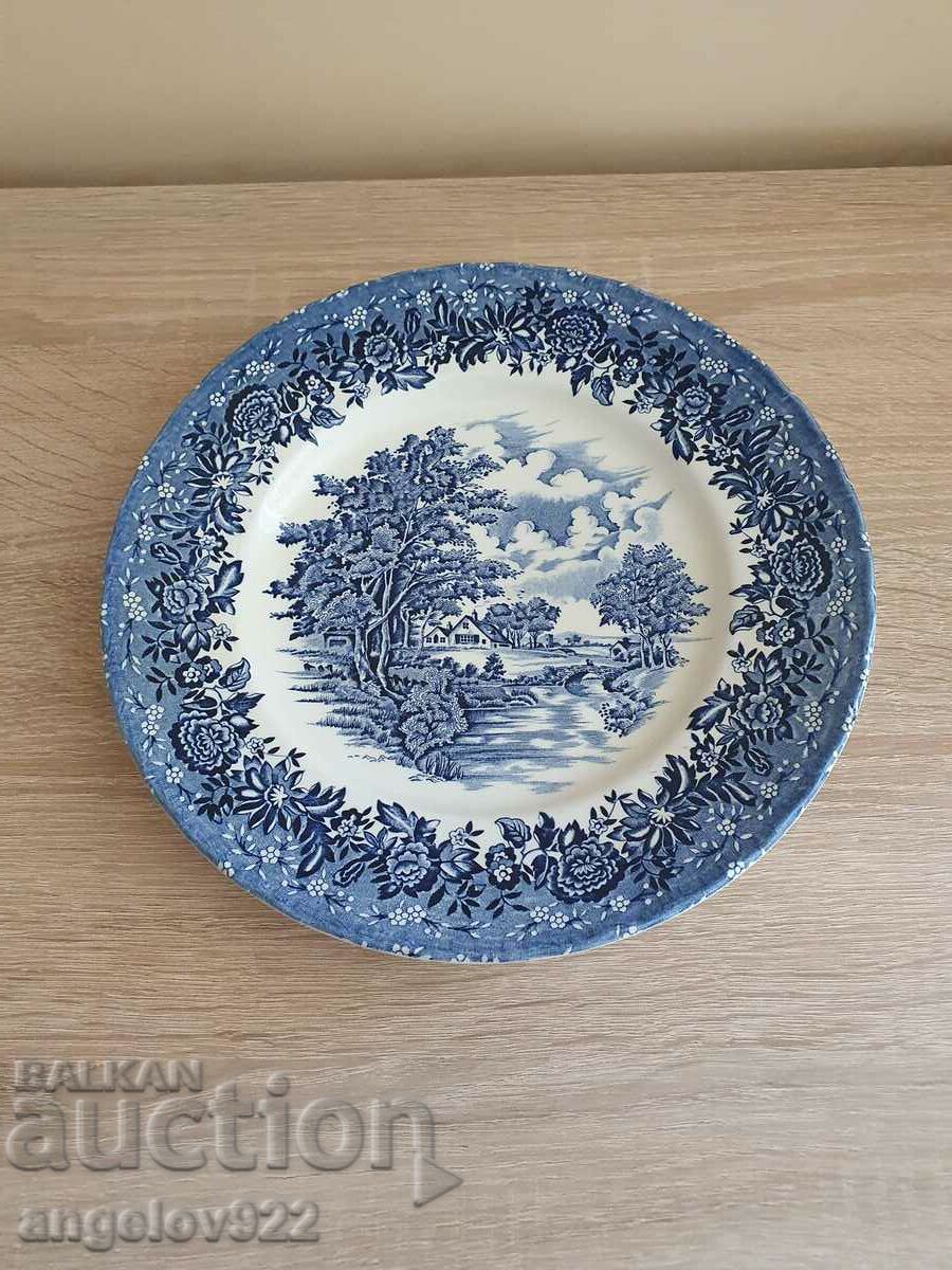 English porcelain plate Country style