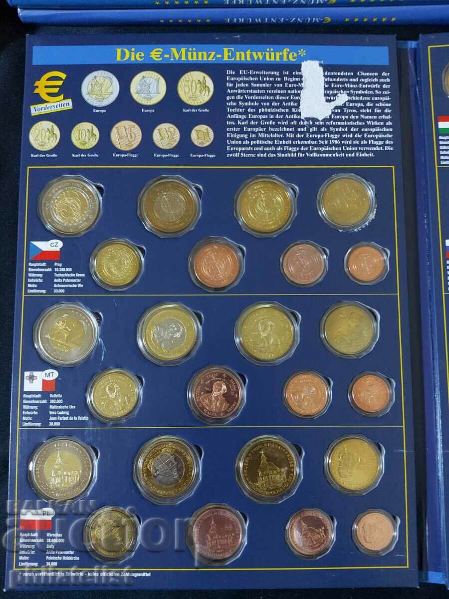 Set of 7 trial euro series / set 2003 year III with price 150.00 BGN | € 76.69 Set of 7 trial euro series / set 2003 year III with price 150.00 BGN | € 76.69