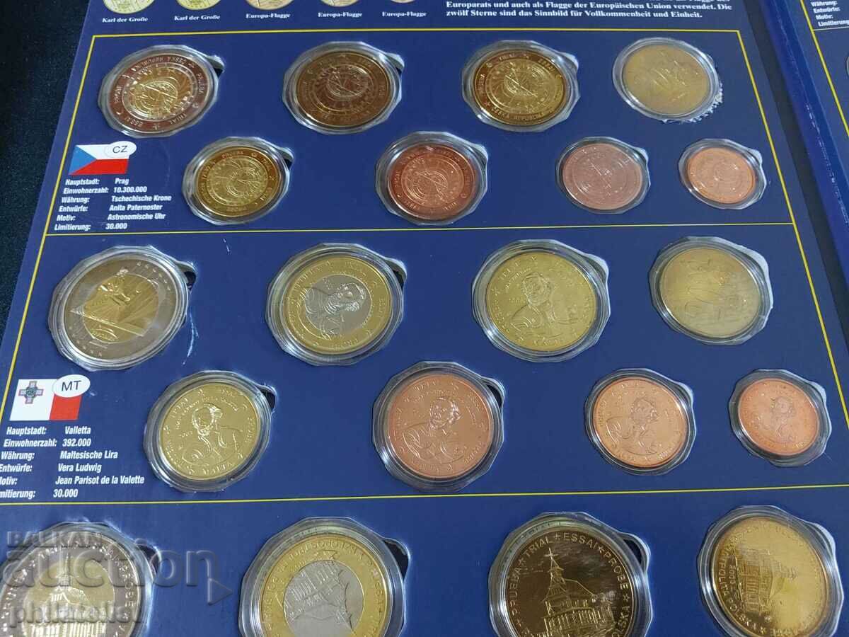 Auction Set of 7 trial euro series / set 2003 year III Auction Set of 7 trial euro series / set 2003 year III