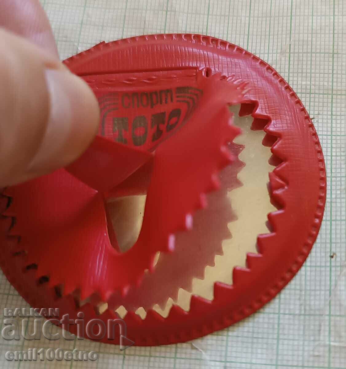 Old mirror from Sotsa Sport TOTO 6 from 49 - 6 Old mirror from Sotsa Sport TOTO 6 from 49 - 6