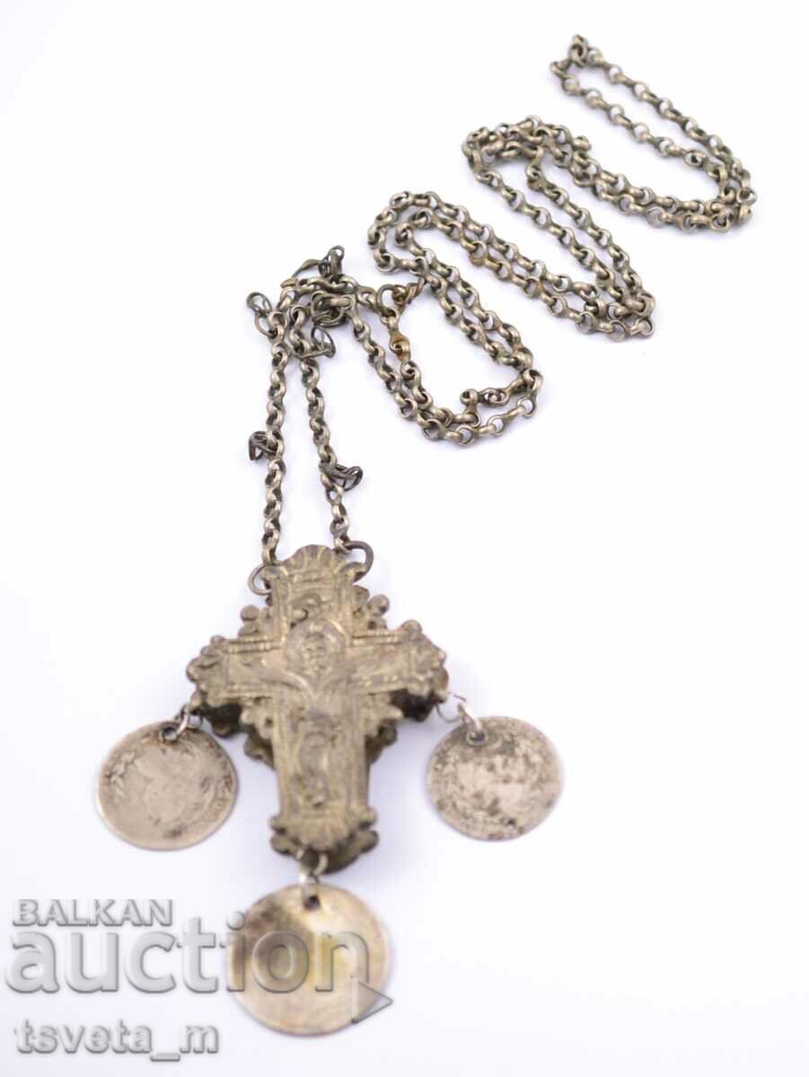 Croială bijuterii renascentiste, cruce încolpion - costum popular