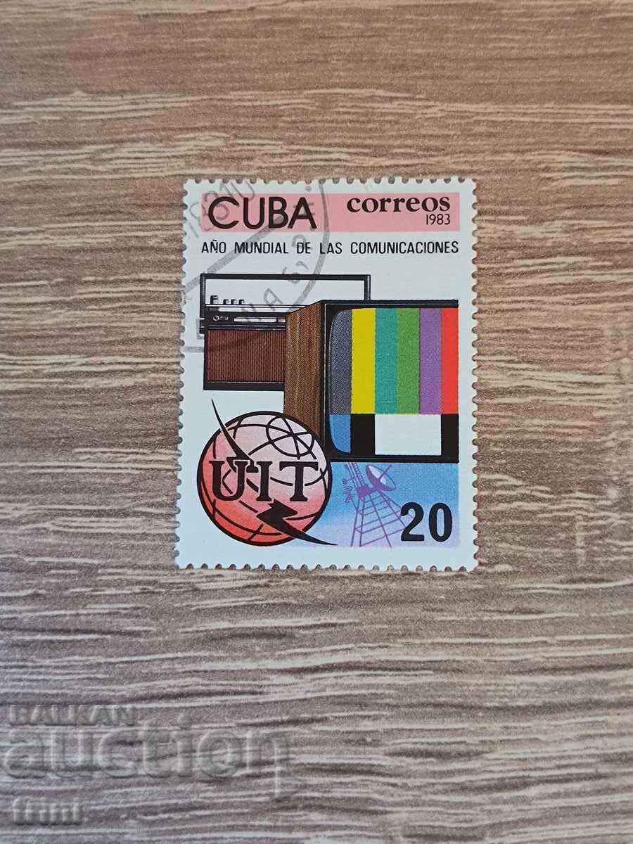 Cuba International Year of Communications 1983