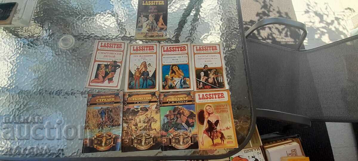 Lassiter books western 9 pieces