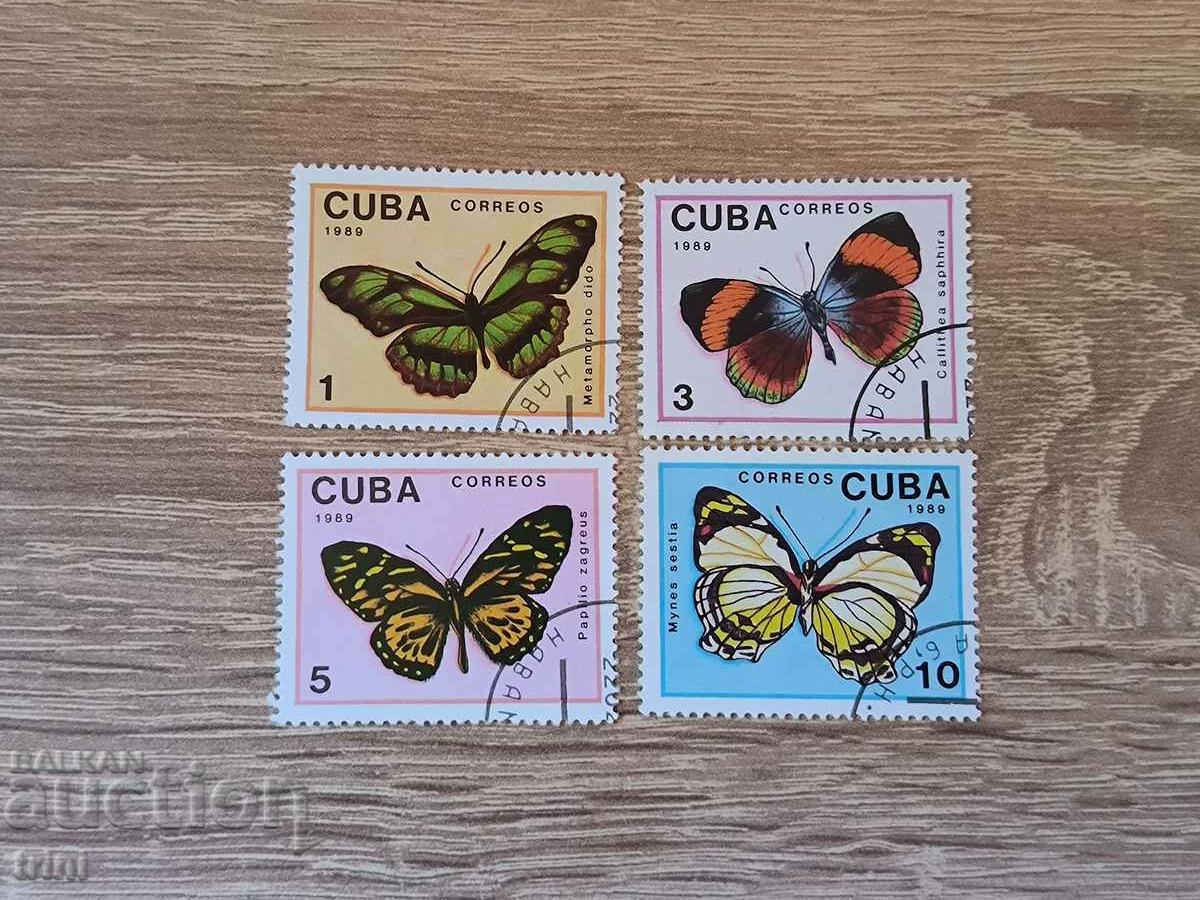 Куба Фауна пеперуди 1989 г.