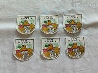 LOT EMBLEME PLOVDIV 6 buc