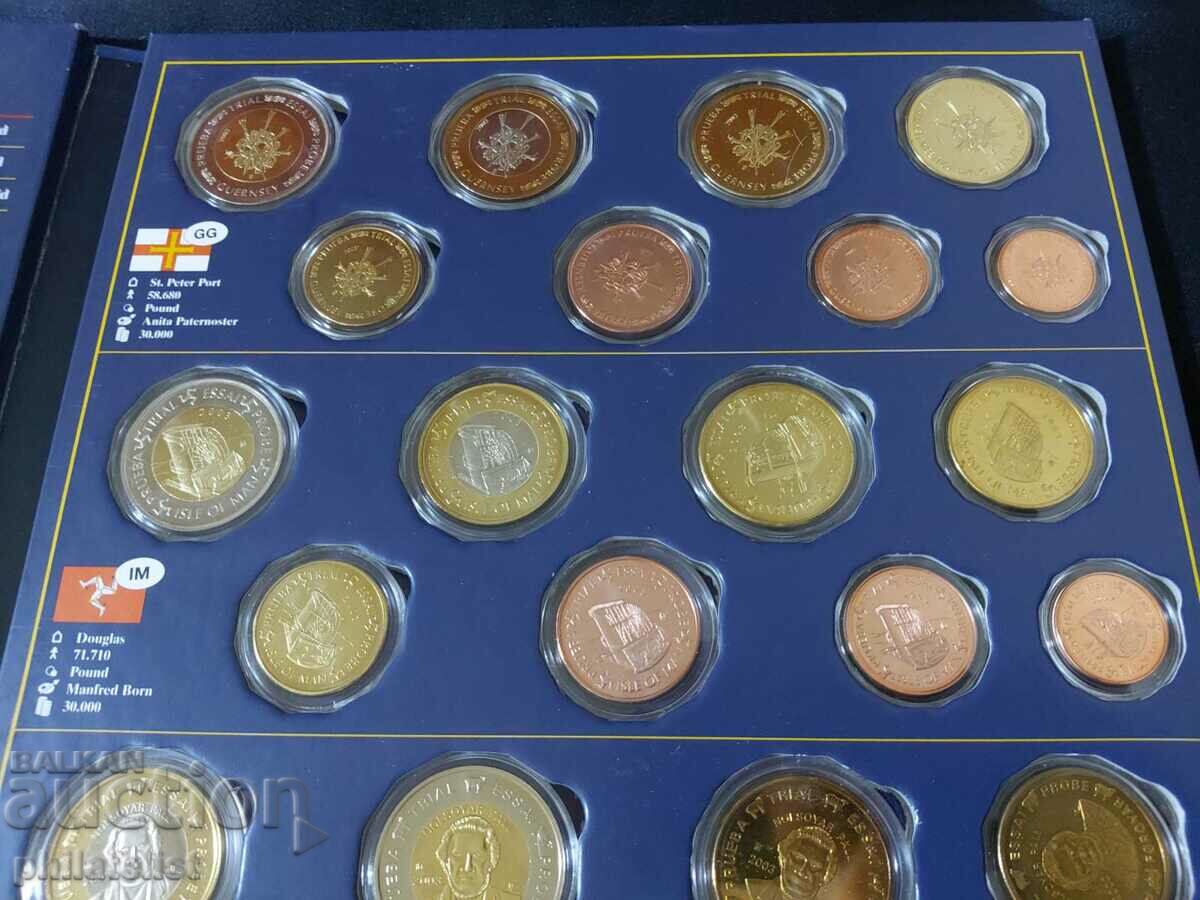 Set of 7 trial euro series / set 2003 year - V - 5 Set of 7 trial euro series / set 2003 year - V - 5