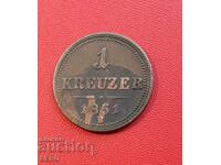 Austria-Hungary-1 Kreuzer 1851 V-Kremnitz