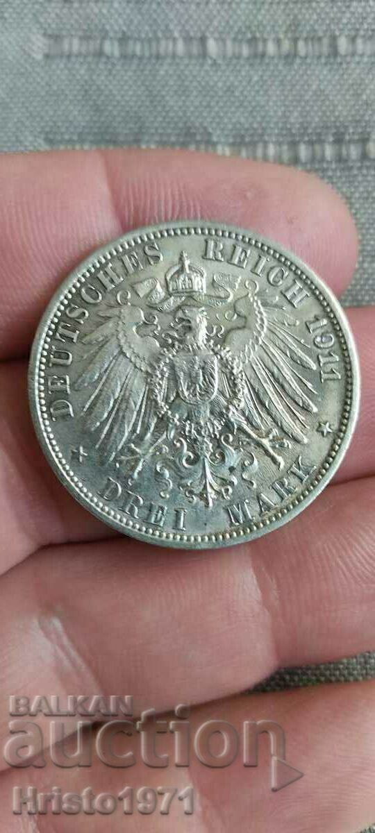 3 1911 marks with price 130.00 BGN | € 66.47