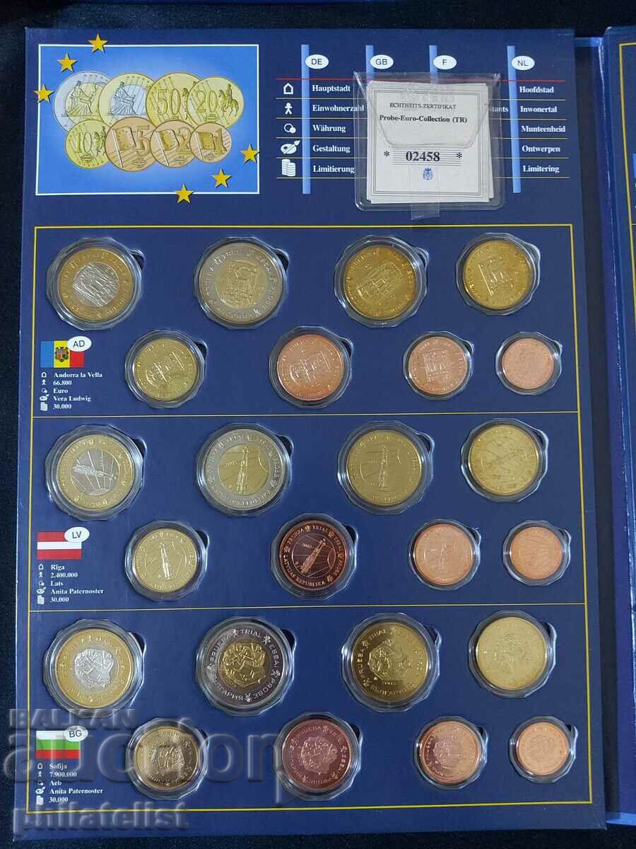 Set of 7 trial euro series 2003 - IV with price 185.00 BGN | € 94.59 Set of 7 trial euro series 2003 - IV with price 185.00 BGN | € 94.59