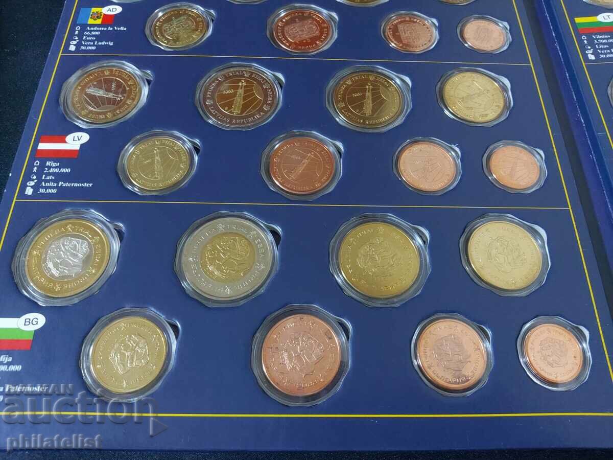 Auction Set of 7 trial euro series 2003 - IV Auction Set of 7 trial euro series 2003 - IV