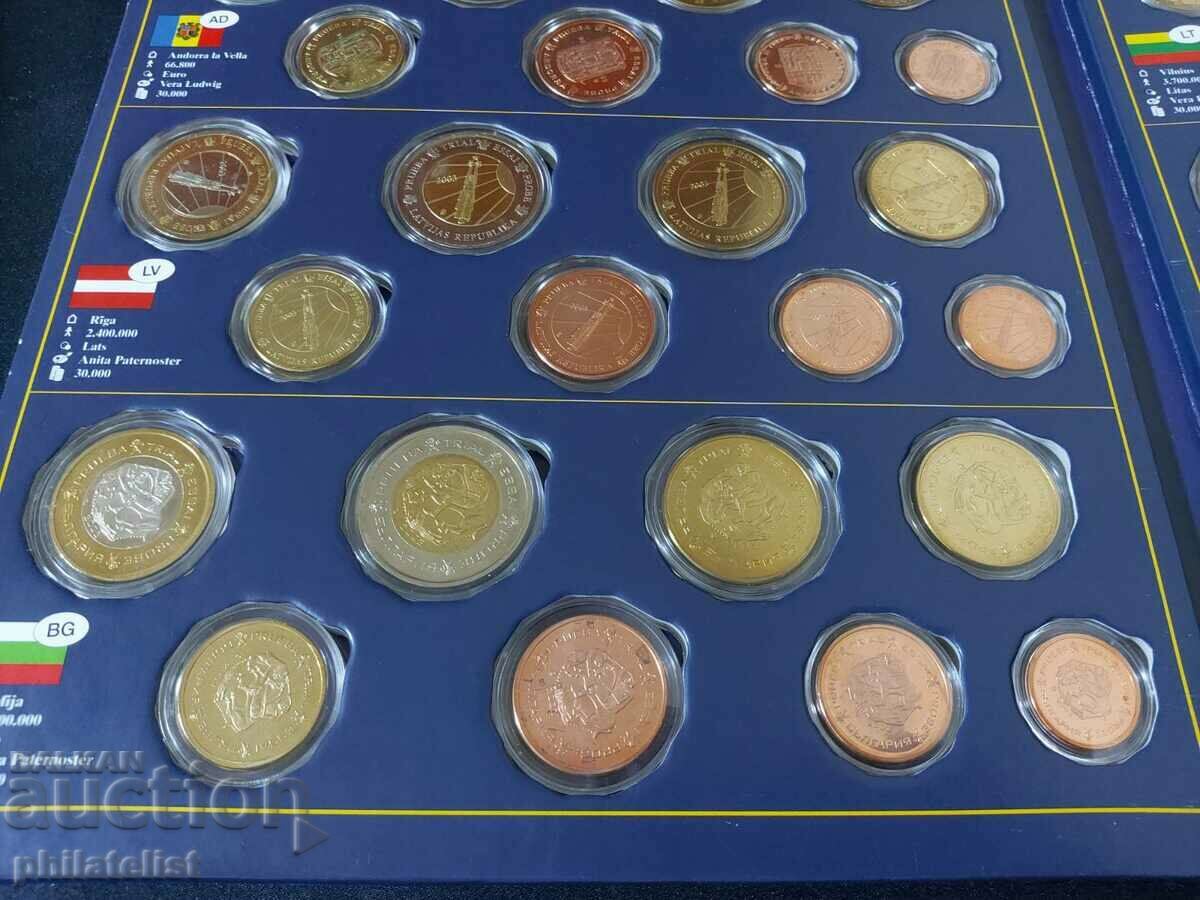 Auction Set of 7 trial euro series 2003 - IV Auction Set of 7 trial euro series 2003 - IV