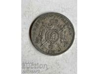сребърна монета 5 франка Франция 1868 сребро