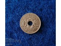 10 центимес 1929 Франция