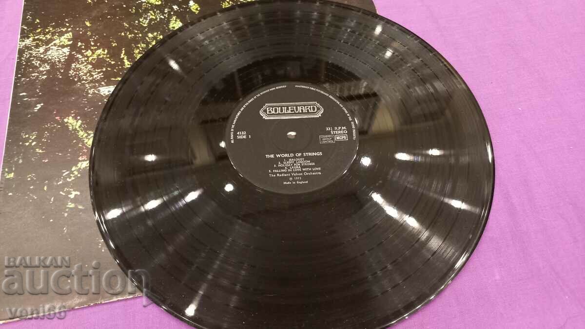 Gramophone record The world of strings with price 3.00 BGN | € 1.53