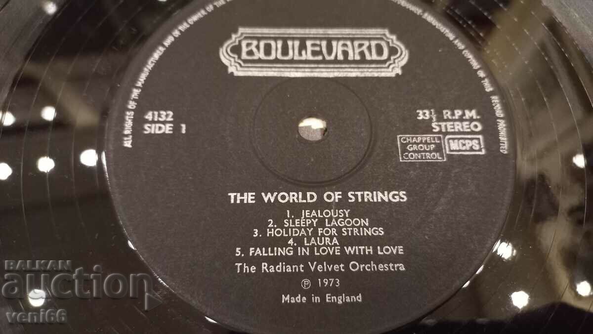 Auction  Gramophone record The world of strings