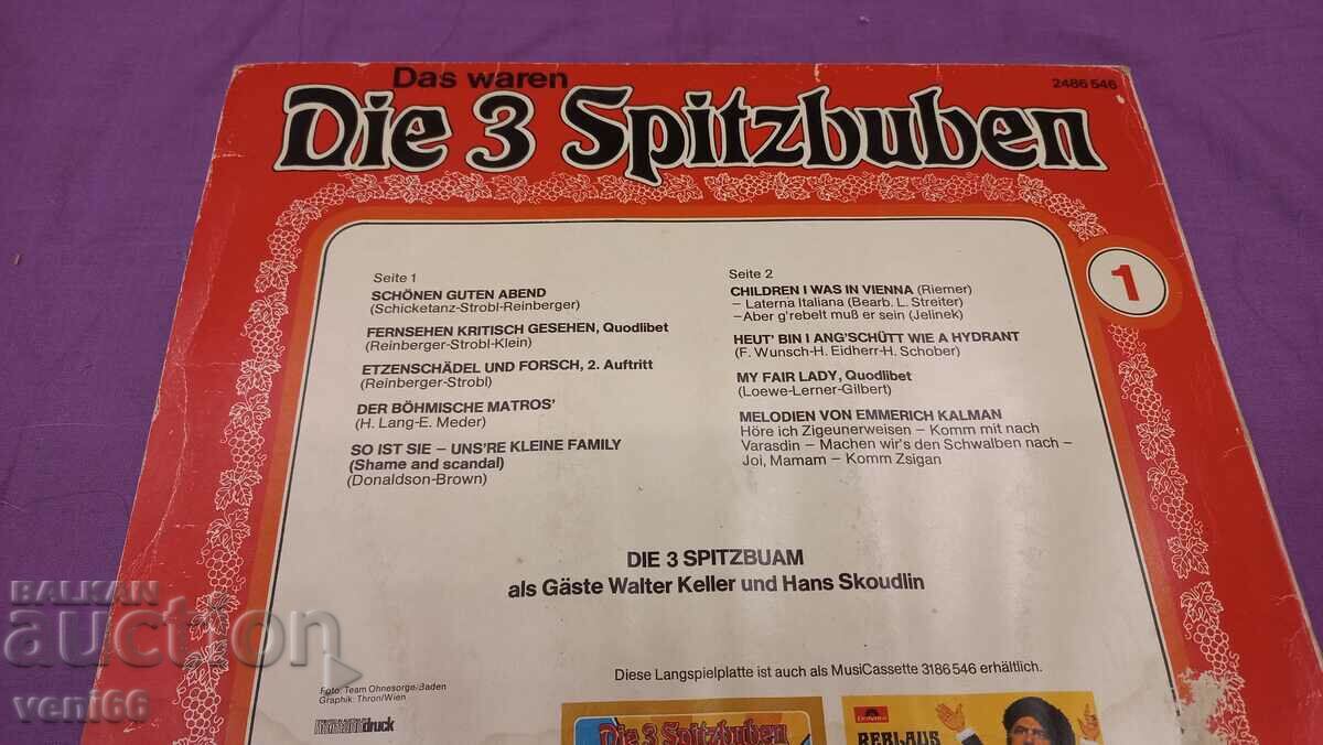 Gramophone record Die 3 Spitzbuben - 5 Gramophone record Die 3 Spitzbuben - 5