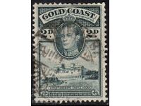 GBGold Coast-1950-KG V[-Regular, γραμματόσημο