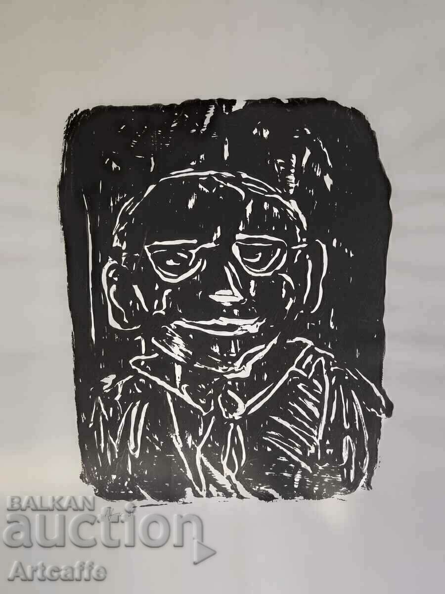 Andreas Junge Portret Acrilic cu preț € 300.00 | 586.75 BGN