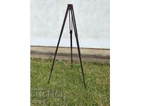 Old wooden tripod