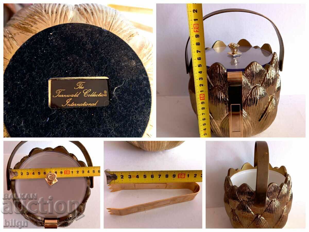 O cutie de gheață placată cu aur, deosebit de frumoasă, foarte rară - 7 O cutie de gheață placată cu aur, deosebit de frumoasă, foarte rară - 7