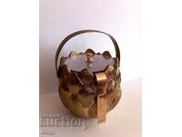 Уникално Красива Много Рядка Позлатена Ледарка