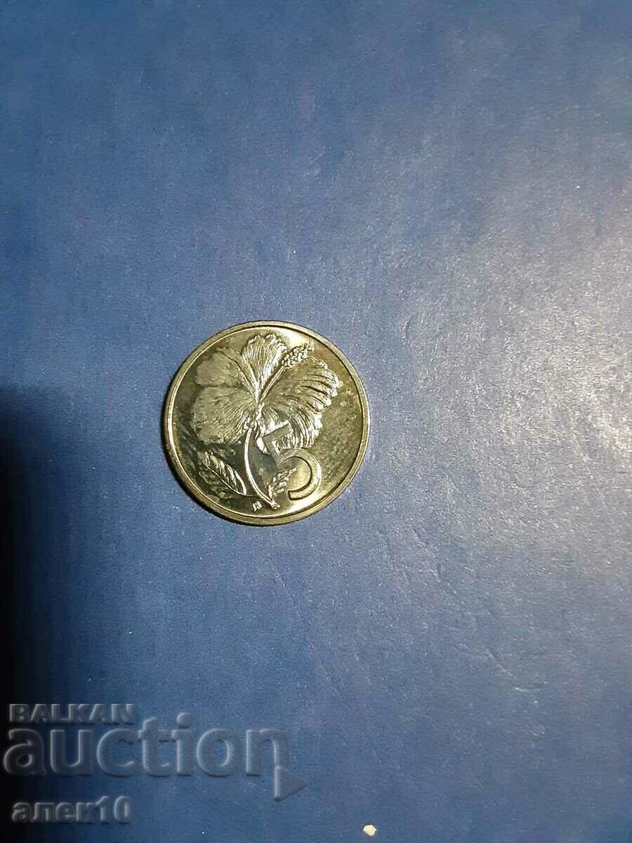 Cook 5 cent 1992