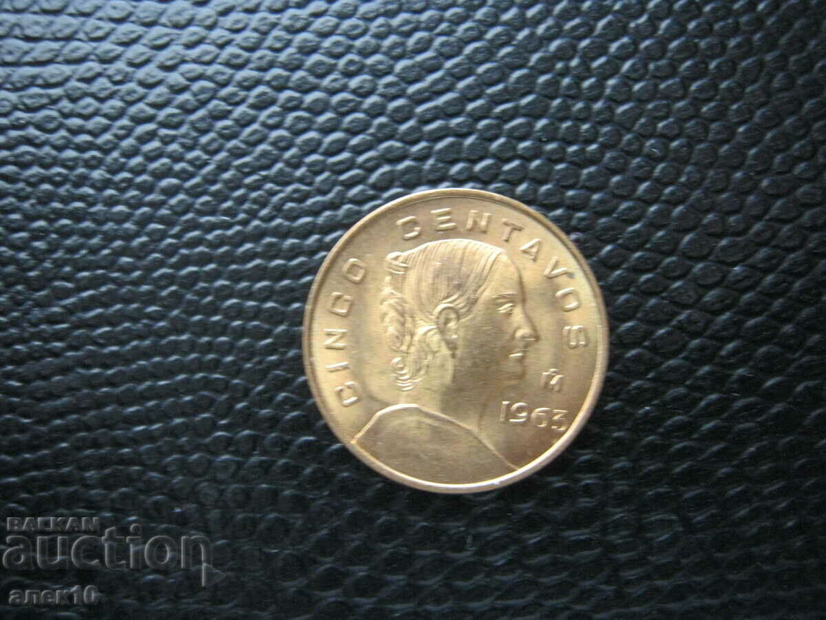 Mexic 5 centavos 1963