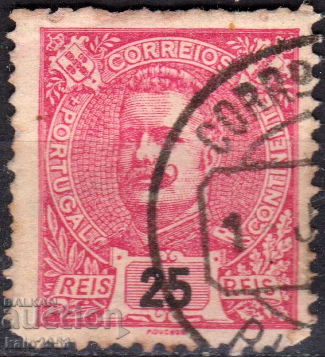 Portugal-1896-Classic-Regular-King Carlos, γραμματόσημο