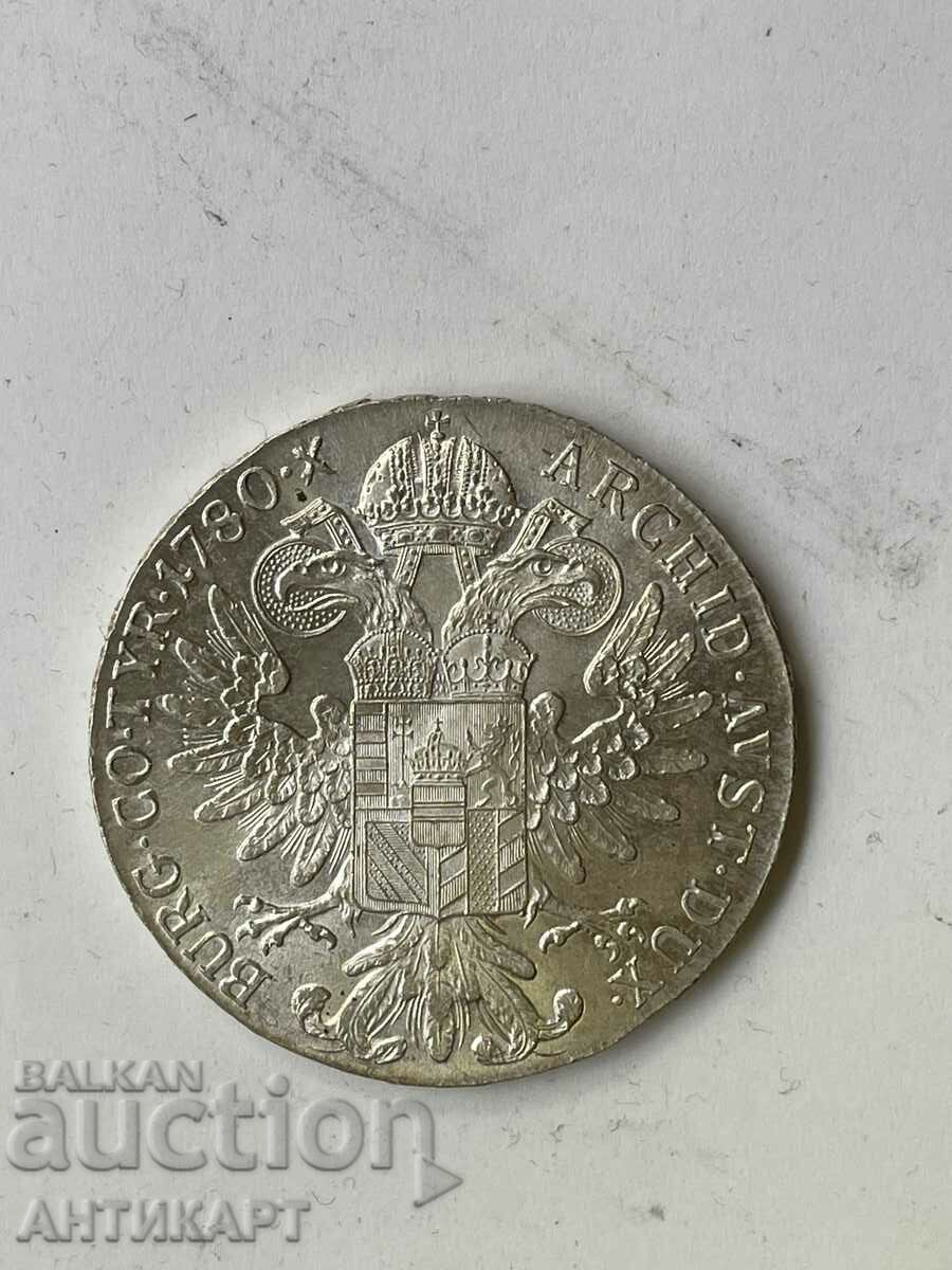 #8 Moneda de argint din Austria Thaler Maria Theresa Argint 1780