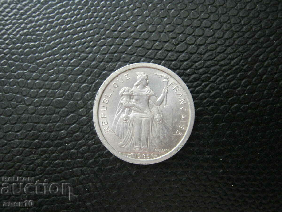 Фр. Полинезия   1   франк  1965