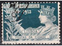Portugalia-1913-Sărbătoarea orașului Lisabona-Caritabil. , timbru