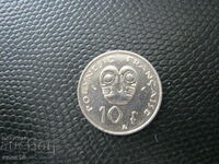 Fr. Polynesia 10 francs 1982