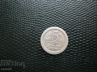 Нидерландия  5  цент   1907
