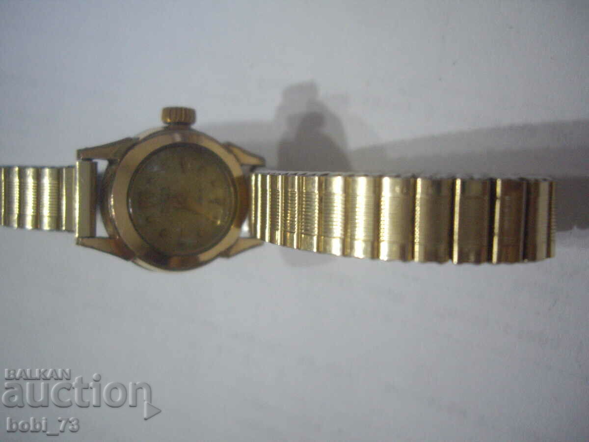 Women's watch, gold-plated.