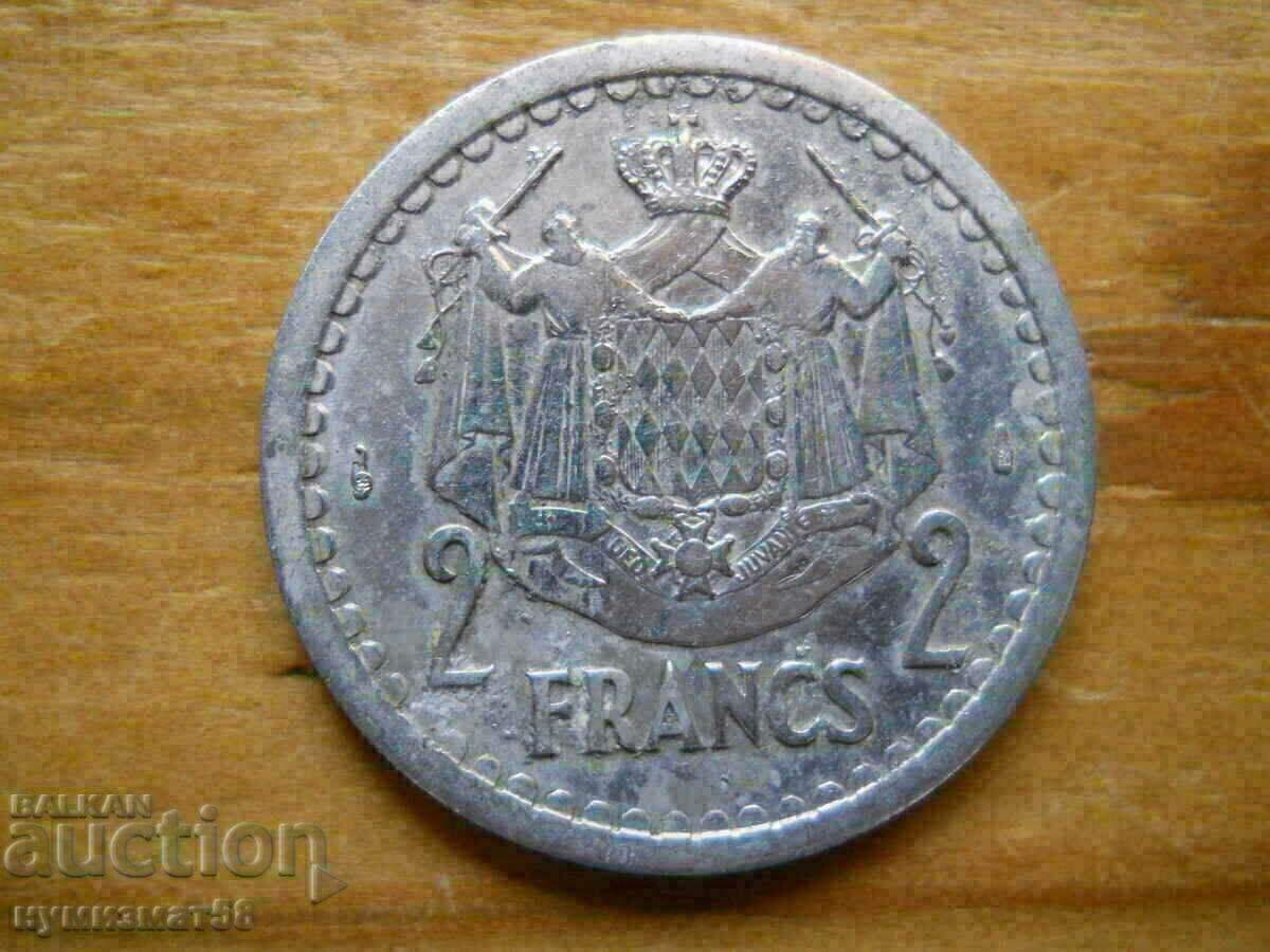 2 franci 1943 - Monaco