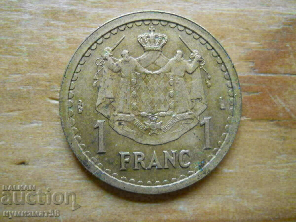 1 franc 1945 - Monaco