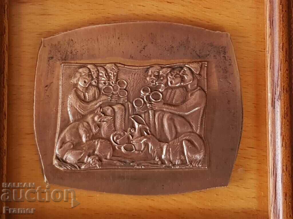 Georgi Chapkenov Chapa Gulyai after hunting Unique author's work with price 900.00 BGN | € 460.16 Georgi Chapkenov Chapa Gulyai after hunting Unique author's work with price 900.00 BGN | € 460.16